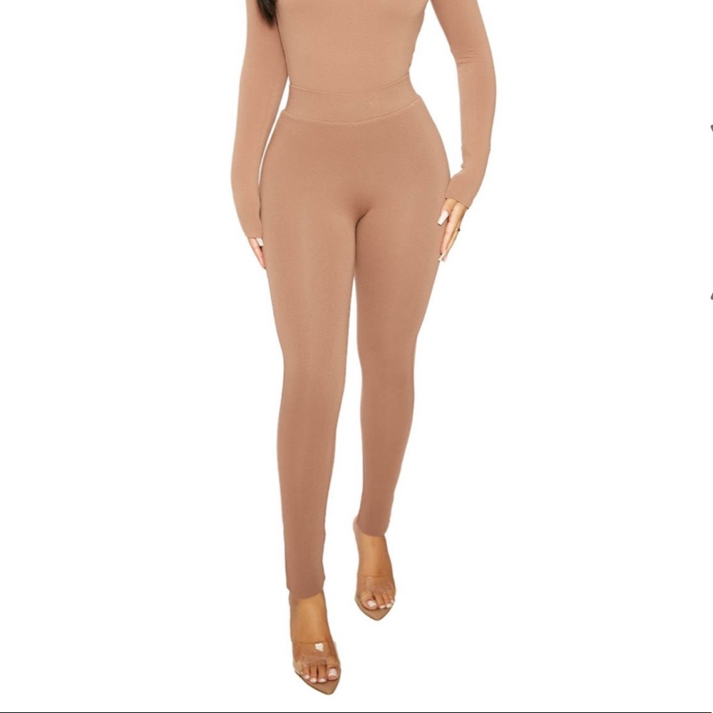 Naked wardrobe THE NW LEGGINGS taupe